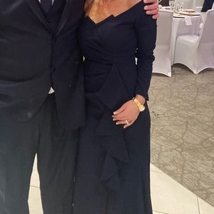 Mother  the bride type navy dress